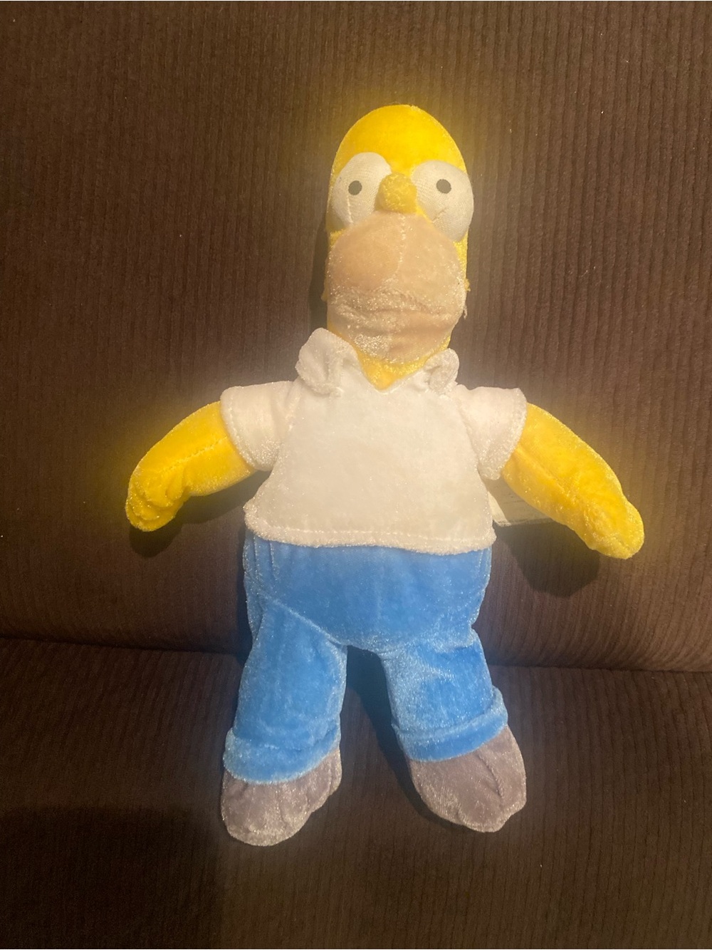 Vintage  11” Homer Simpson Plush Doll